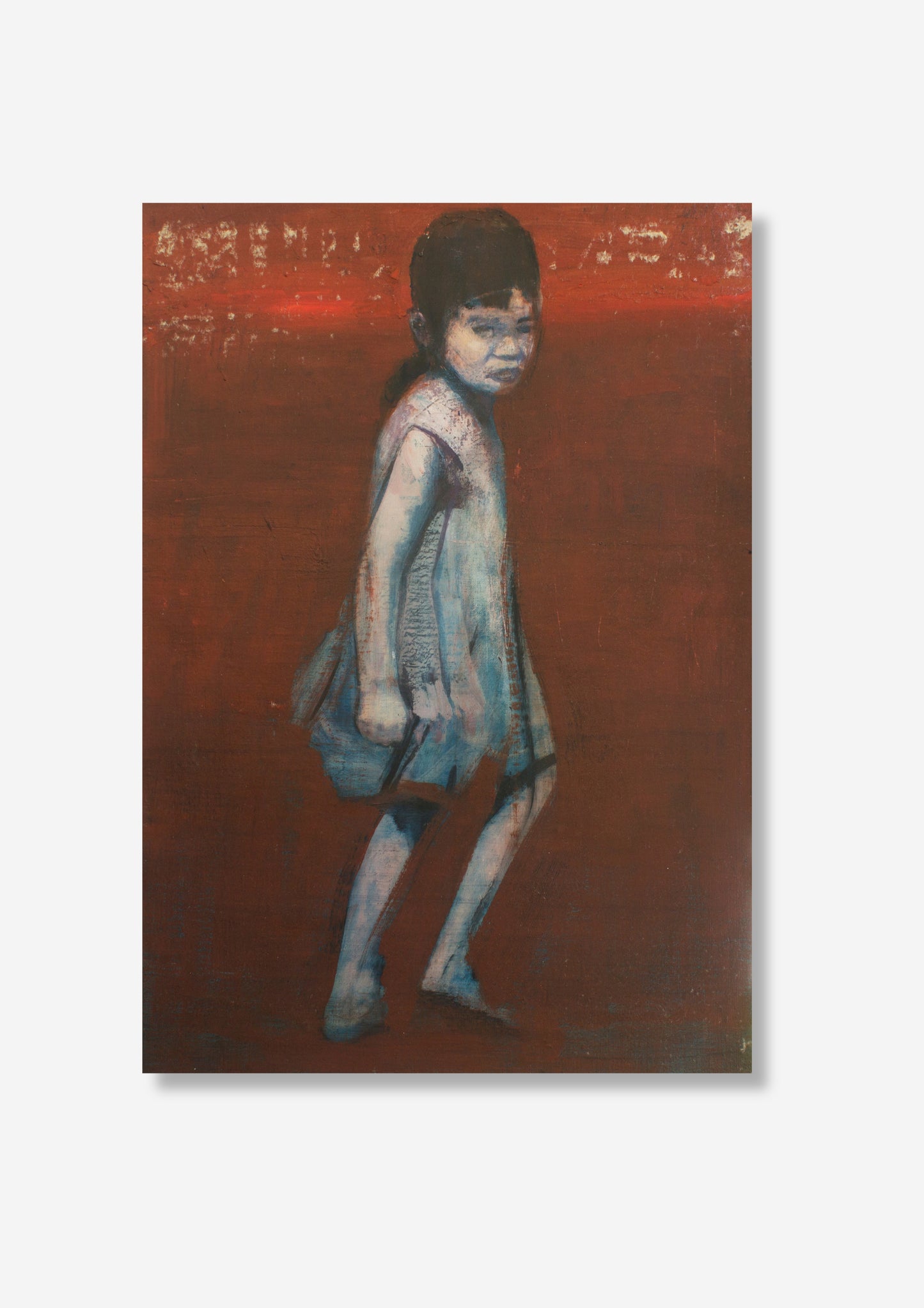 Girl in Red Landscape