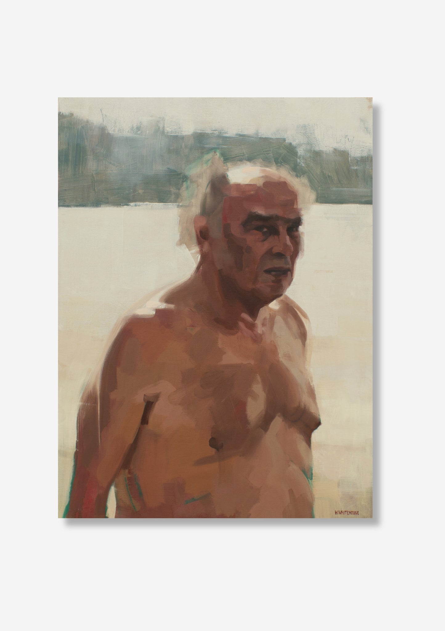Elderly Man on Beach