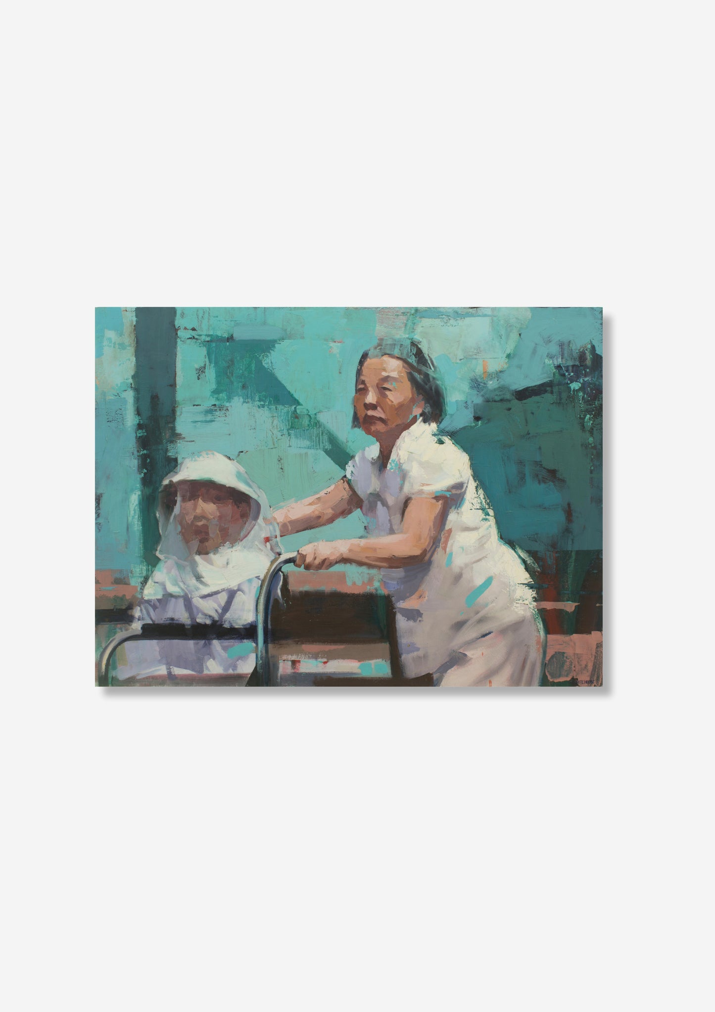 Mother of Man in Wheelchair