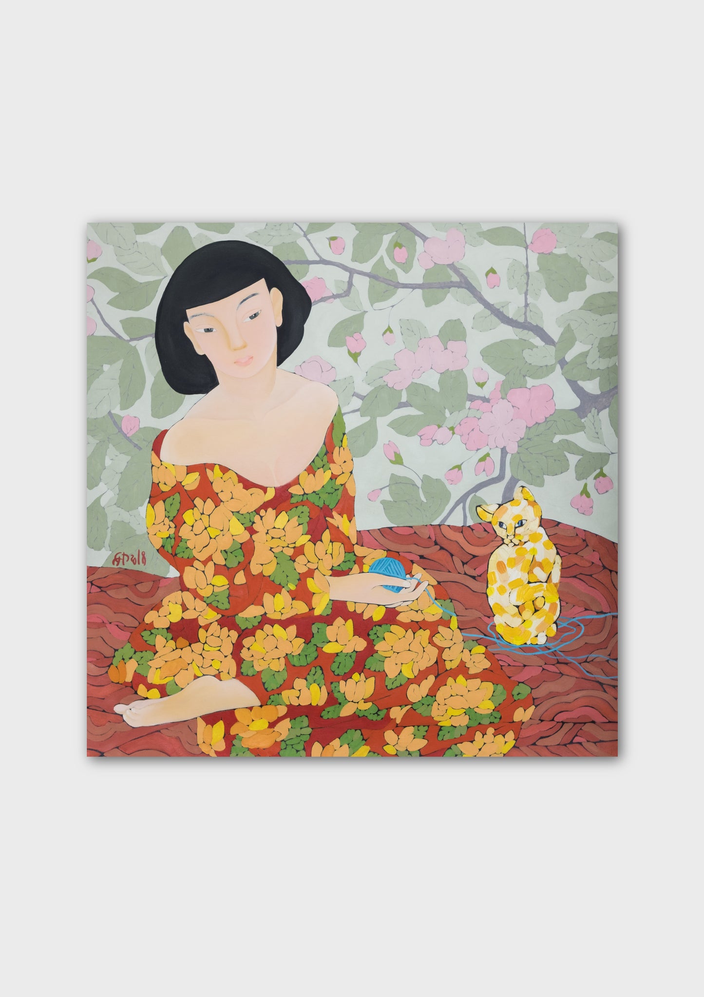 Woman with Cat