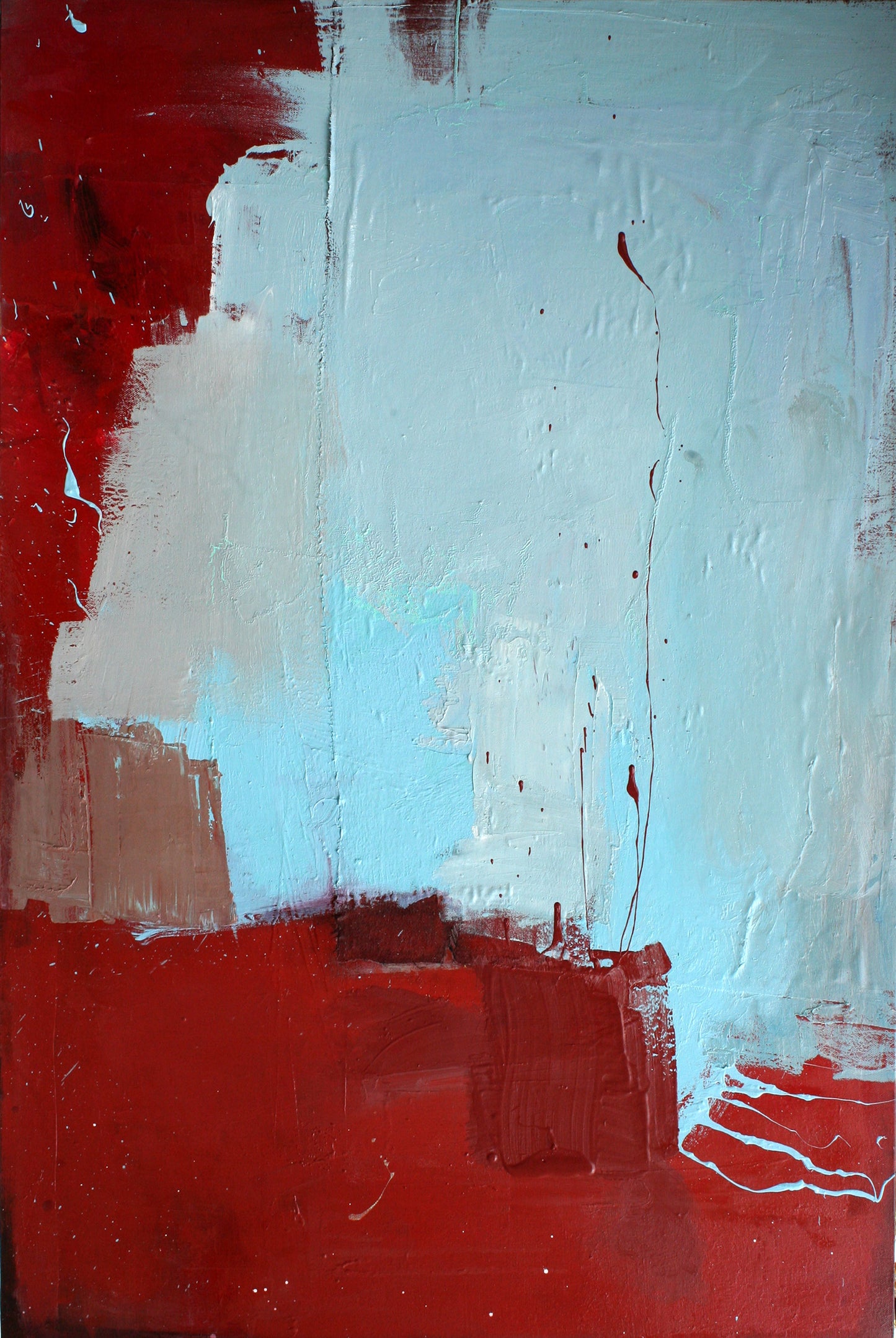 Red and Blue Composition