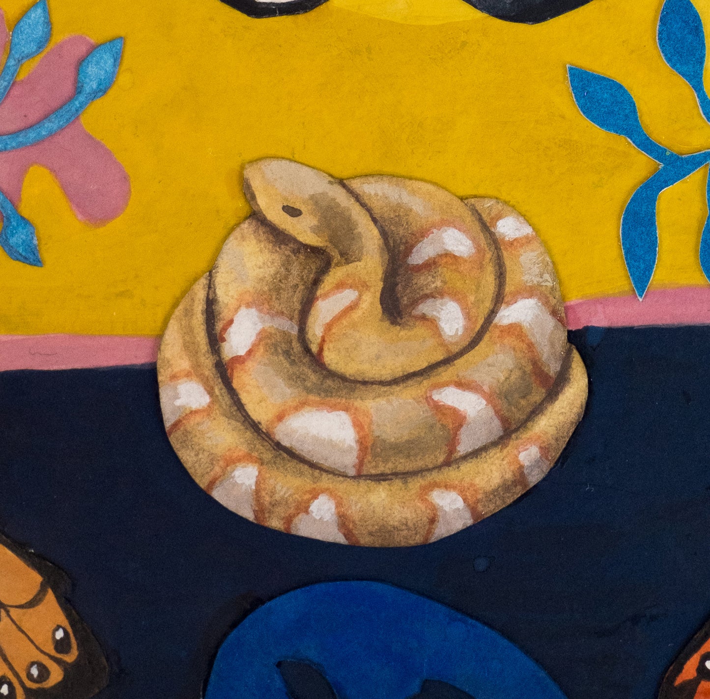 Butterfly and Snake