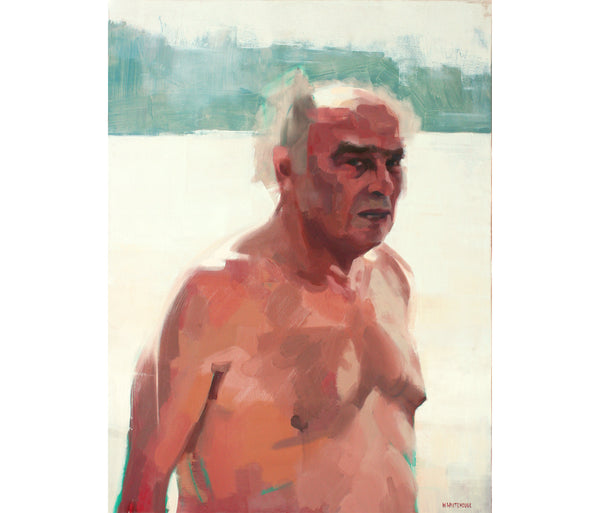 Elderly Man on Beach